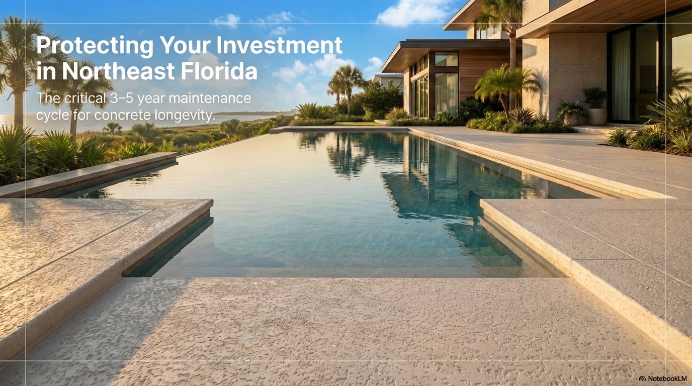 Why resealing your pool deck every 3 to 5 years article cover